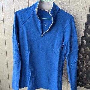 Ibex 100% merino wool women's top, small